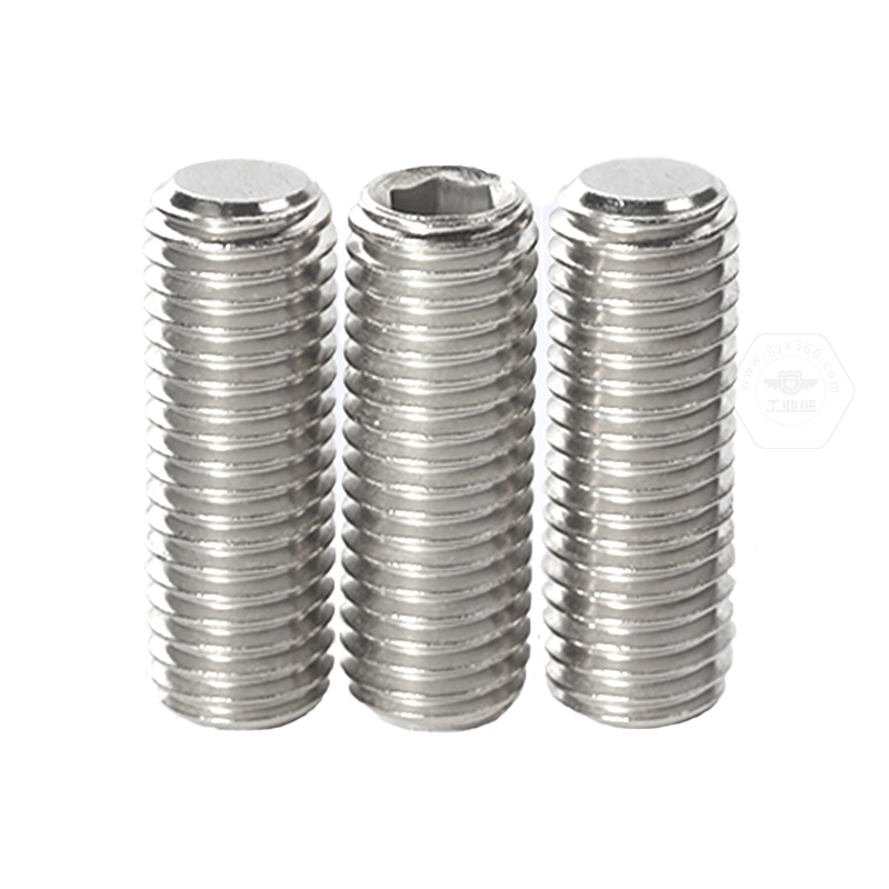 <a href=http://www.windhamtechnology.com/ target='_blank'>工業(yè)熊</a> 304不銹鋼A2-12H內(nèi)六角平端緊定螺釘DIN913